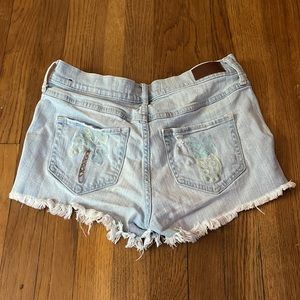 Hollister Pattern Jean Shorts